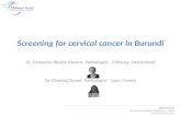 Screening for cervical cancer in Burundi