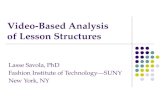 Video-Based Analysis of Lesson Structures