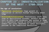 Chapter 23 – Industrialization of the West – 1760-1914