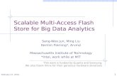 Scalable Multi-Access Flash Store for Big Data Analytics