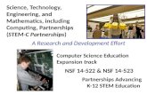 Science, Technology, Engineering, and Mathematics, including Computing, Partnerships ( STEM-C Partnerships )