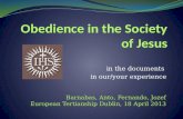 Obedience  in  the  Society  of Jesus