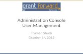 Administration Console User Management