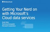 Getting Your Nerd on with Microsoft’s Cloud data services