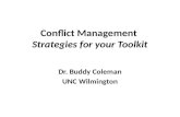 Conflict Management  Strategies  for your Toolkit
