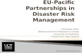 Pacific Human Security:  EU-Pacific Partnerships in Disaster Risk Management