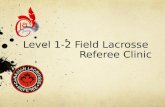 Level 1-2 Field Lacrosse Referee Clinic