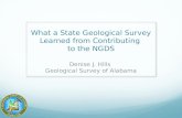 What a State Geological Survey Learned from Contributing  to  the  NGDS
