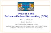 Project 3 and Software-Defined Networking (SDN)
