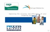 Improving the accuracy and efficiency of your shipping process