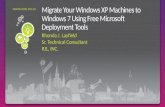 Migrate Your Windows XP Machines to Windows 7 Using Free Microsoft Deployment Tools