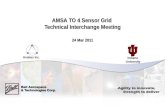 AMSA TO 4 Sensor Grid  Technical Interchange Meeting 24 Mar 2011