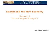 Search and the New Economy Session 3 Search  Engine  Analytics