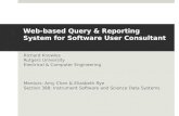 Web-based Query & Reporting System for Software User Consultant