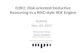 D2R2: Disk-oriented Deductive Reasoning in a RISC-style RDF Engine