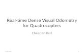 Real-time  Dense  Visual  Odometry for Quadrocopters