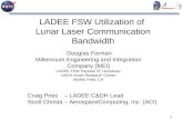 LADEE FSW Utilization of  Lunar Laser Communication Bandwidth