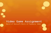 Video Game Assignment