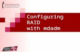 Configuring RAID with mdadm