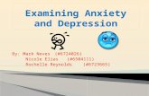 Examining Anxiety  and  Depression