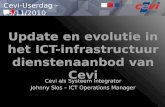 Update en evolutie in het  ICT-infrastructuur  dienstenaanbod van Cevi