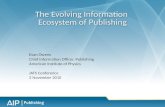 The Evolving Information  Ecosystem of Publishing