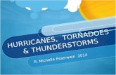 HURRICANES,  TORNADOES  & THUNDERSTORMS