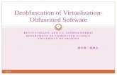 Deobfuscation  of Virtualization-Obfuscated Software