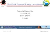 The Dark Energy Survey:  an overview