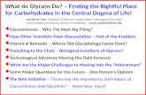 What do  Glycans  Do?  – Finding the Rightful Place for Carbohydrates in the Central Dogma of Life!