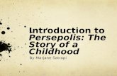 Introduction to  Persepolis: The Story of a Childhood