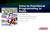 Intro to Functional Programming in  Scala