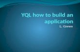 YQL how to build an application
