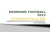 REDMOND FOOTBALL 2012