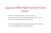Laguna Hills High School Goes Solar