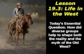 Lesson 19.3: Life in the West