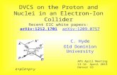 DVCS on the Proton and Nuclei in an Electron- Ion Collider Recent  EIC white  papers : arXiv:1212.1701 arXiv:1209.0757