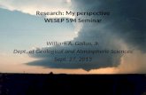 Research: My perspective WESEP 594 Seminar