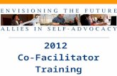 2012  Co-Facilitator Training