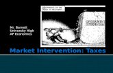 Market Intervention: Taxes