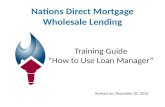 Nations Direct Mortgage Wholesale Lending