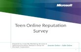Teen Online Reputation Survey