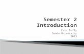 Semester 2 Introduction