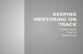 Keeping Mentoring On Track