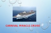 Carnival Miracle Cruise