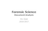 Forensic Science Document Analysis