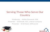 Serving Those Who Serve Our Country
