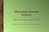 Managing  T ourism  I mpacts