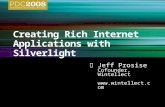 Creating Rich Internet Applications with Silverlight