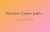 Possible Career path…